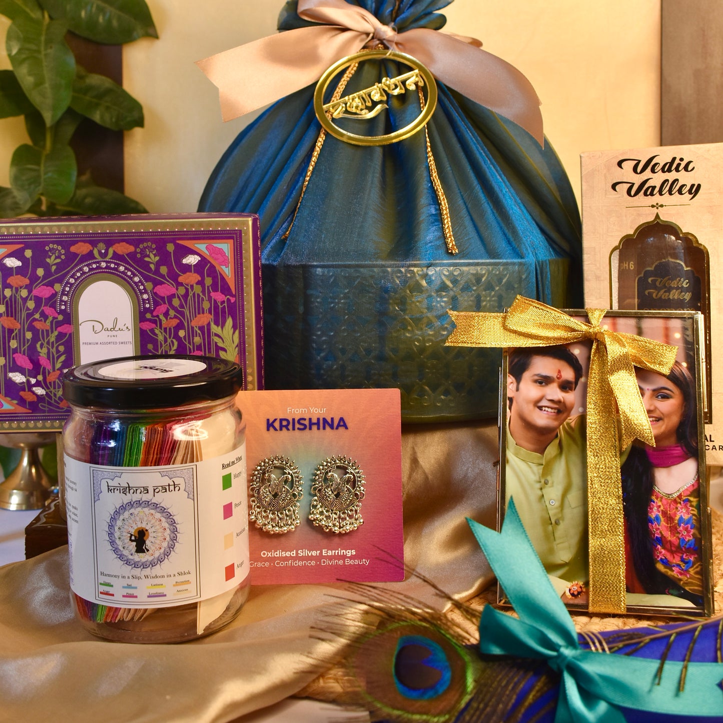 Krishna’s blessings - to my sister.