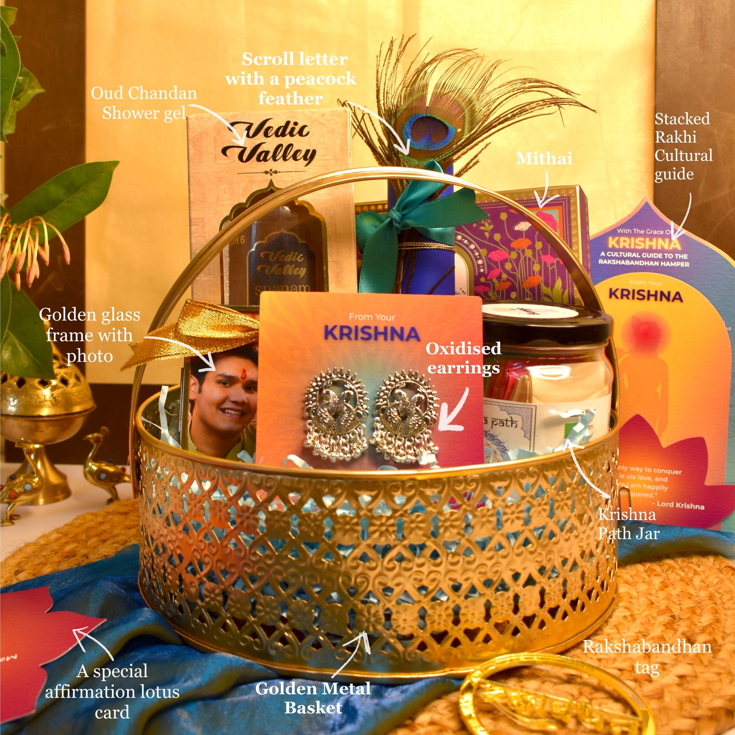 Krishna’s blessings - to my sister.