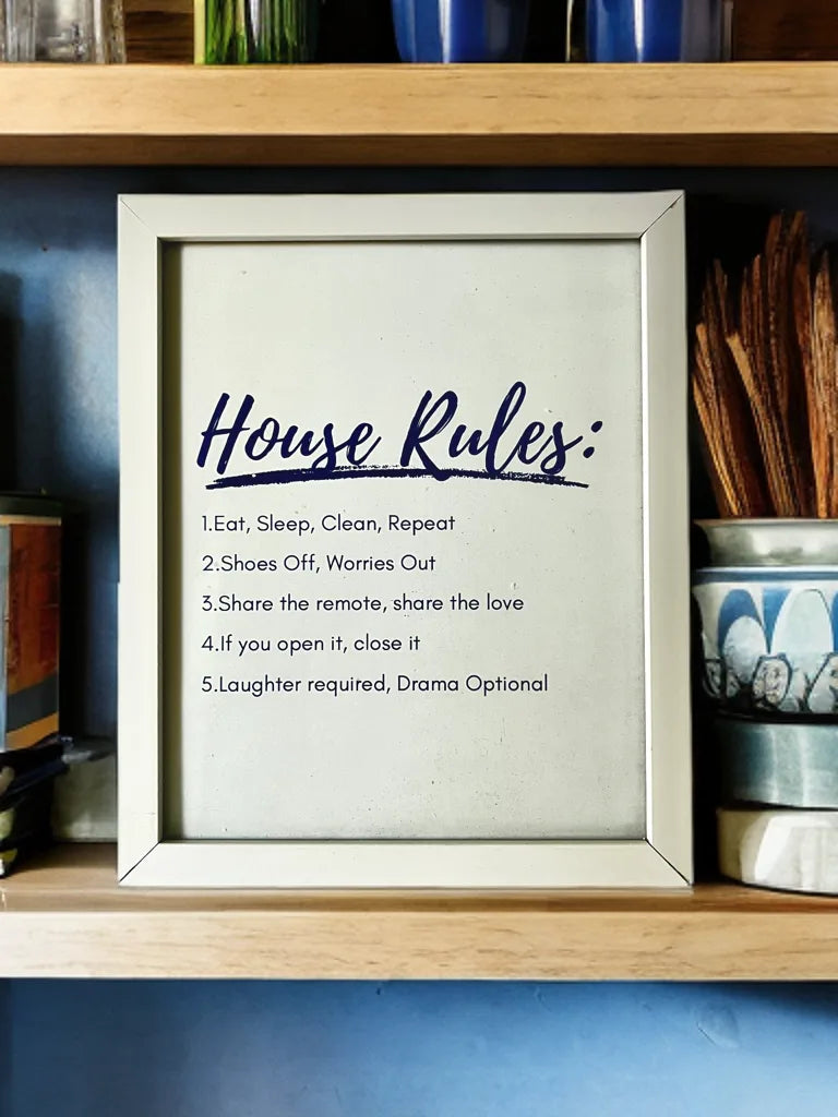 House rules-frame