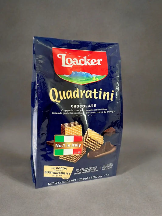 Quadratini chocolate wafer biscuit