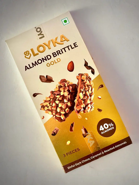 Loyka Almond Brittle Gold