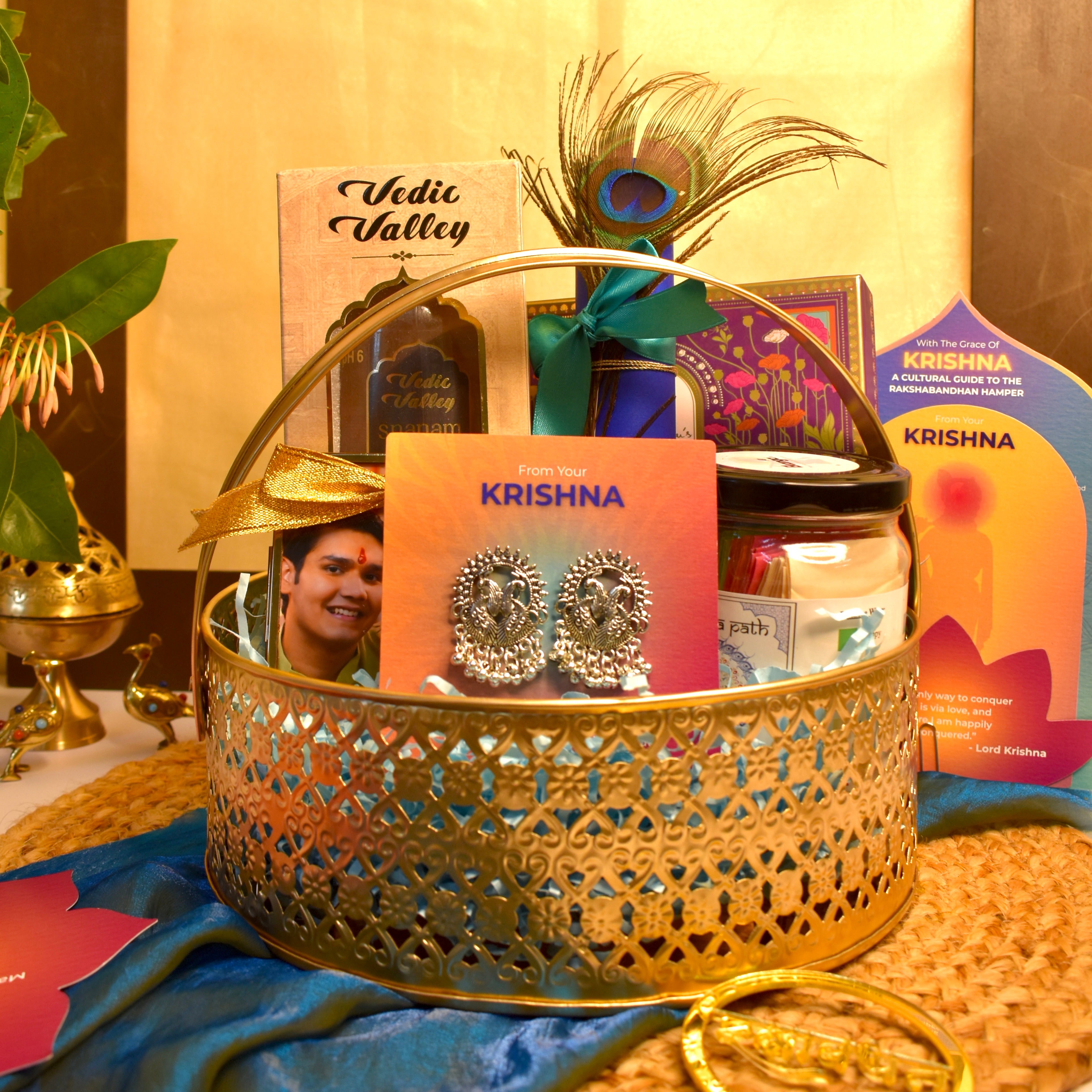 Krishna’s blessings - to my sister.