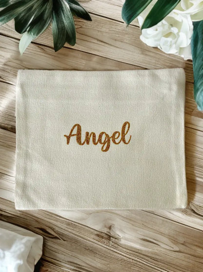 Personalised Canvas pouch