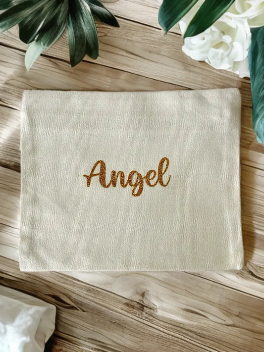 Personalised Canvas pouch