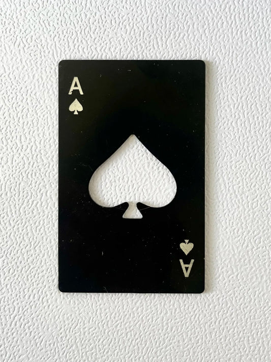 Poker bottle opener