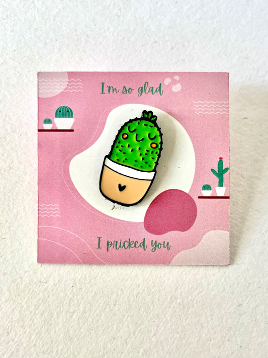 Enamel pin-cactus