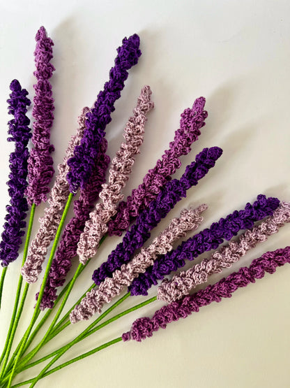 Crochet Lavender Sticks-set of 3