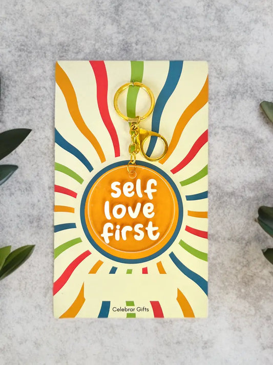 Acrylic keychain-Yellow