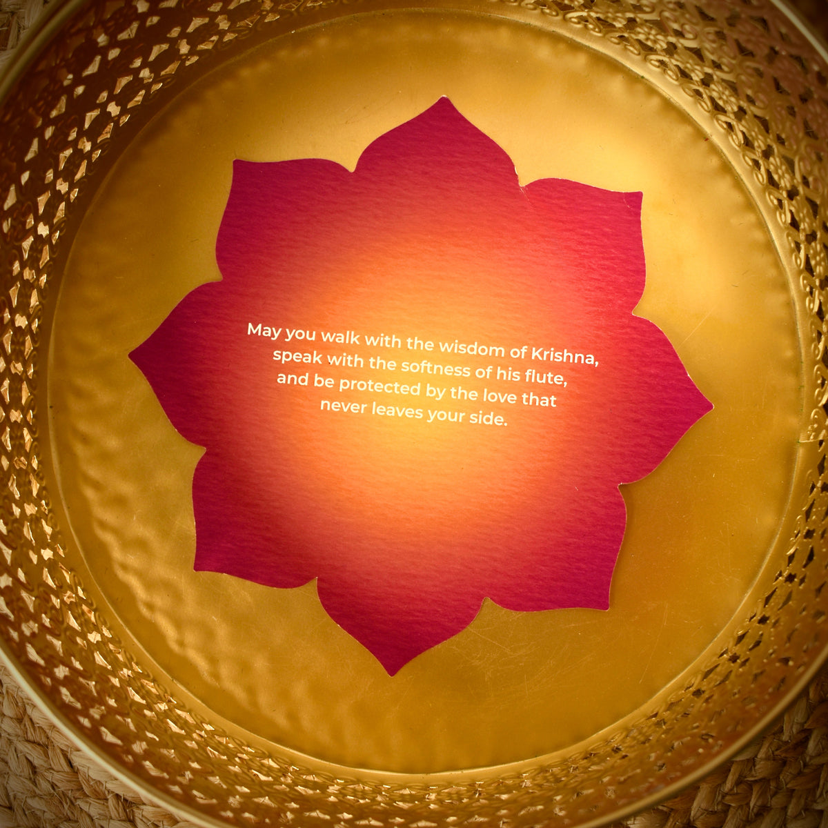 A secret special message - lotus