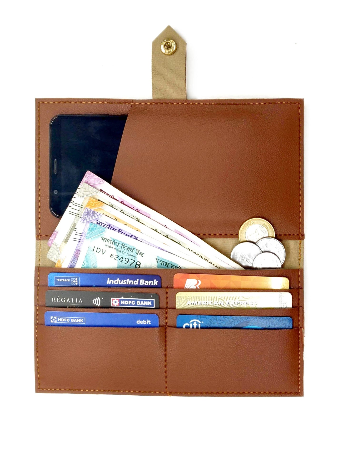 Travel Organizer Wallet-Tan Brown