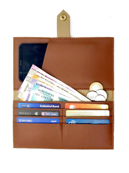 Travel Organizer Wallet-Tan Brown
